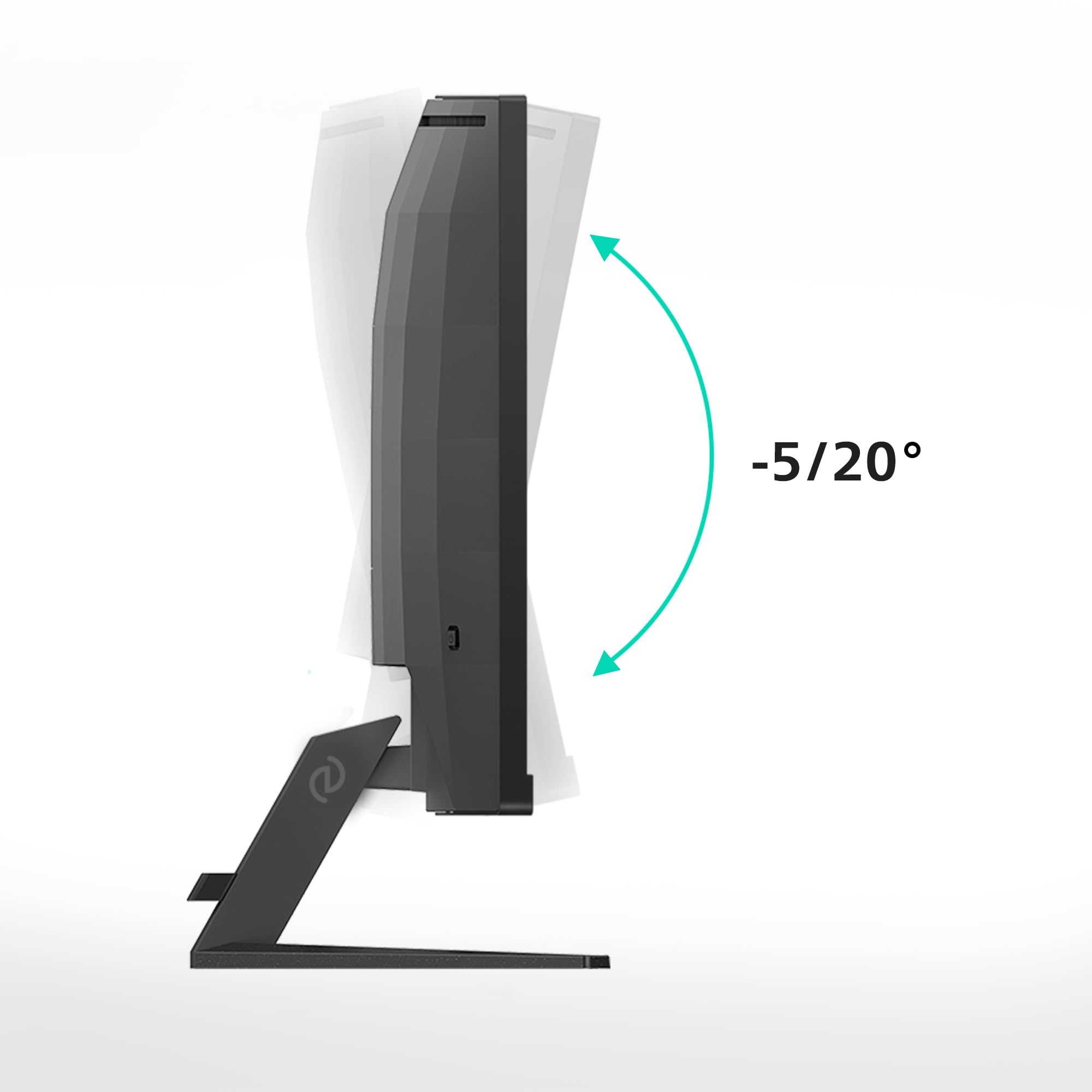 Philips 34M2C3500L 34 Zoll UW-QHD-Monitor, Curved, 180 Hz, schnelles VA-Panel, 0.5 ms MPRT, Adaptive Sync, HDR10, FreeSync Premium, (3440 x 1440, 2 x HDMI 2.0, DP 1.4), Dunkel grau 5