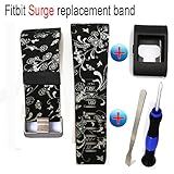 Fitbit Surge Replacement band,Budesi Accessories Replacement Strap Band for Fitbit Surge Watch Fitness Tracker Large