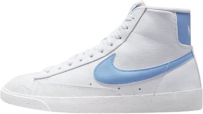 Amazon.com: Nike Womens Blazer Mid 77 Next Nature DQ4124-101 SZ 8.5 White/University Blue 