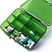 XINHOME 6 Compartment Pill Box Holds Up to 200 Tablets Gasketed & Waterproof (Green)