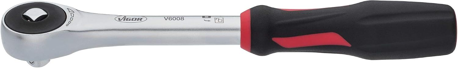 Vigor V6008 360° Rotary Handle Reversible Ratchet, Multicolor