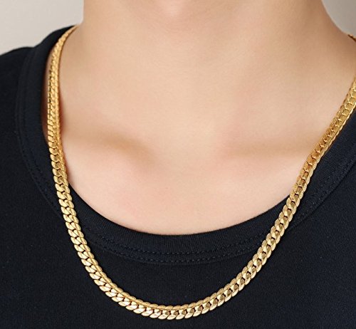 Men's Women's Italian Cuban Curb Link Chain necklace