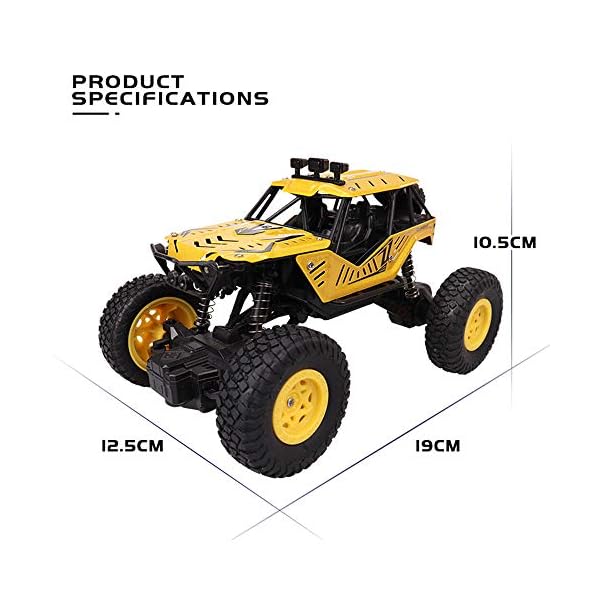 Weaston 1:20 Modell Fernbedienung Auto 2.4G Elektro RC Auto LEDs Coole Lichter 4WD Bigfoot Monster Klettern RC Fahrzeug… – Bild 6