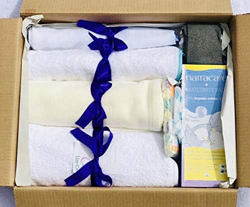 UzeOn Birthing Essentials - The Multipurpose Pre/Post Natal Maternity & Nursing Baby Gift Box (Blue)