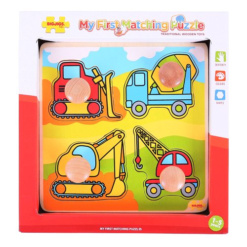 Bigjigs Toys BJ518 My First Peg Puzzle Construction