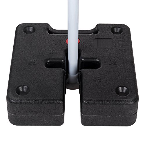 Sundale Outdoor Square Heavy Duty Plastic Water Sand Filled Folding