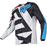 Fox Racing 180 Nirv Men's Off-Road Motorcycle Jerseys - Red/White