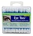 Fran Wilson EYE TEES COTTON TIPS 80 Count - Precision Makeup Applicator, Double-sided Swabs with Pointed and Rounded Ends for Perfect Blending, Effective Cleaning and Precise Touch-ups