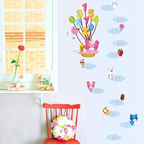 YOSICIK Wall Sticker Cute Candy Numbers Fruit Diy Nursery Kids Child Bedroom Home Decor Decoration Decals Wall Stickers Mural