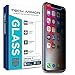 Tech Armor Privacy Ballistic Glass Screen Protector Designed for Apple iPhone 11 Pro, X and Xs 5.8 Inch 1 Pack 2019 Tempered Glass