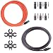 SWITCHTEC 20Ft 10AWG Solar PanelExtension Black & Red Wire Cables. 1 Male, 1 Female Connected to one end. 3 Sets MC4 Connectors & Tools.