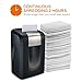 Bonsaii EverShred Pro 3S23 Heavy duty 14-Sheet Cross-Cut Paper/CD/Credit Card Shredder, 6 Gallons Wastebasket with 4 Casters and 120 Minutes Running Time, Black