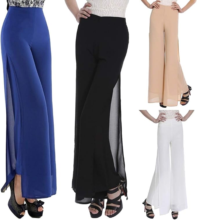 palazzo pants side split