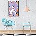 Pillow and Toast Funny Kitten Posters for Girls Bedroom Decor, Girls Room Posters, Bright and Colorful Kitten Decorations for Wall, 11x17 Art Prints 4 Set