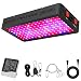 Phlizon Newest 1200W LED Plant Grow Light,with Thermometer Humidity Monitor,with Adjustable Rope,Full Spectrum Double Switch Plant Light for Indoor Plants Veg and Flower- 1200W(10W LEDs 120Pcs) primary