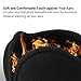 mysuntown Earmuffs Foldable and Adjustable Ear Warmers for Women and Men, Classic Soft Polar Fleece Stylish Winter Behind-the-Head Ear Protection