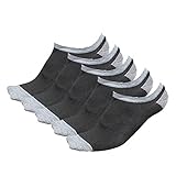 Men's no show socks- Loafer Socks Cotton No Show Mens Footies Socks 5 Pairs