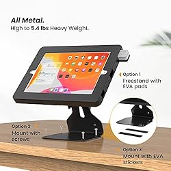 Beelta iPad POS Stand for Desk Heavy Metal Flip