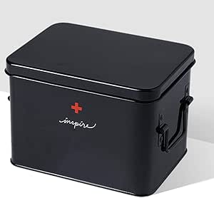 LXRZLS Caja de almacenamiento de medicamentos de doble capa ...