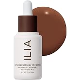 ILIA - Super Serum Skin Tint SPF 40 (Roque ST18, 1 fl oz | 30 ml) | Lightweight Foundation With Mineral SPF | Hydrate, Smooth, Plump | Safe for Sensitive Skin, Clean, Cruelty-Free &amp; Vegan
