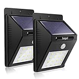 Solar Light, Super Bright 16 LED Outdoor Solar Powered,Wireless Waterproof Security Motion Sensor Light for Patio, Yard, Garden,Driveway,Outside Wall (2 Pack)