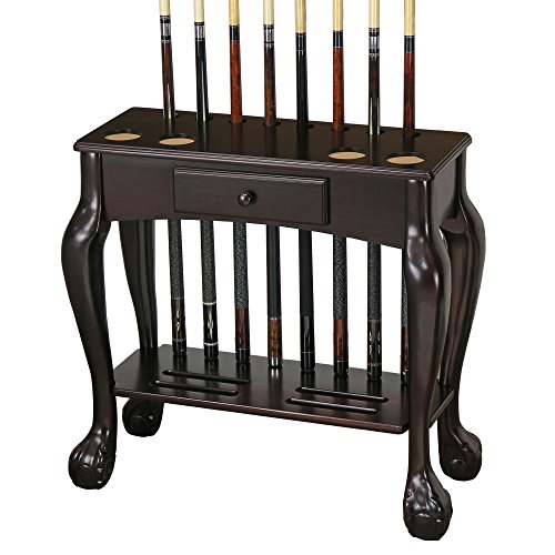 Fairview Game Rooms Billiard Cue and Ball rack with Drawer