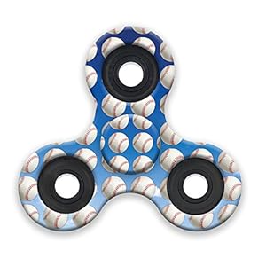  Speed & Longest Spin Time Spinner Squad Fidget Spinners (baseball
