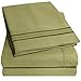 1500 Supreme Collection Twin Sheet Sets Sage Green - 3 Piece Bed Sheets and Pillowcase Set for Twin Mattress - Extra Soft, Elastic Corner Straps, Deep Pocket Sheets, Twin Sage Green
