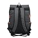 UGRACE Slim Business Laptop Backpack Elegant Casual Daypacks Outdoor Sports Rucksack School Shoulder Bag for Men Women, Tear Resistant Simple Stylish Travelling Backpack in Black