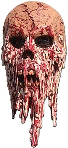 Novelty Halloween Costume Party Latex Funny Clown Head Mask Human Baby Face for Adults,Halloween Costume Party Masks Blood Skull