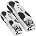 Nail Clipper Set, Finger Nail and Toenail Kit With Anti-Slip Sleeve and Nail Catcher by Klipper, 2 in 1 Set