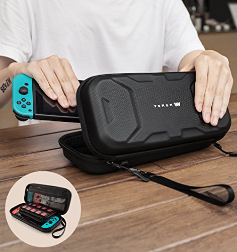 image for Mumba Carrying Case for Nintendo Switch, Deluxe Protective Travel Carr
