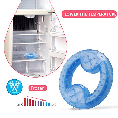 ZNOKA Pet Products Arctic Freeze Fetch Food Cooling Teether Chew Toy (Ring)