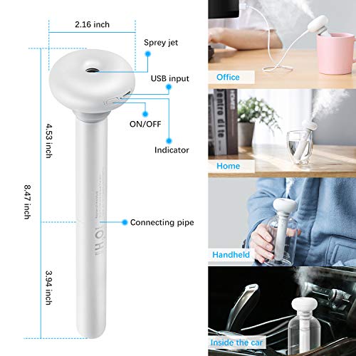 image for FIGROL Portable Mini Humidifier, Cool Mist Humidifier Travel Air Humid