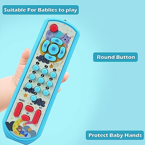 Baby Remote Control Toy, Music TV Remote Controller, Educational and