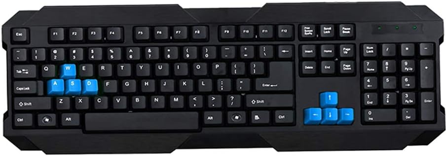 JINYIJUN Gaming Keyboard USB Gaming Keyboard Microsoft Keyboard Electronic Keyboard - Black