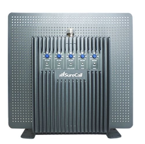 SureCall EZ 4G LTE 72dB 5 Band Manually Adjustable Signal Booster Kit with Indoor Panel Antenna
