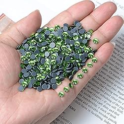 LPBeads 2000 Pieces SS20 Peridot Hotfix Rhinestones