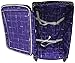 Kenneth Cole Reaction Dot Matrix Lightweight Expandable 4-Wheel Spinner Luggage, Black, 28-Inch Checked