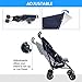 Costzon Lightweight Umbrella Baby Stroller Toddler Travel Sun Canopy with Storage Basket (Dark Blue)