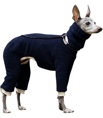 Pull Chaud Pour Chien Whippet/Lévrier - Col Roulé, Tissu Doux, Plusieurs Tailles - Pour Petit/Moyen/Grand