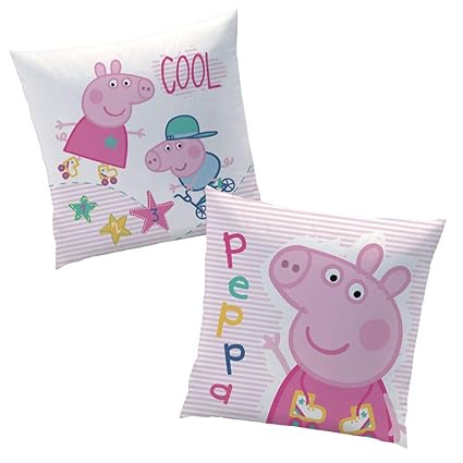 Peppa Pig Peppa Cool Children Kids Pillow 40 X 40 Cm Cuddly