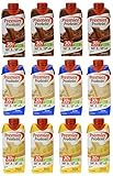 Premier Protein 30g Protein Shakes,   Contains 4 Chocolate 4 Vanilla 4 Bannas& Cream - 11 fluid oz high protein shakes