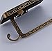 Rozin Antique Brass Art Carved Toilet Paper Holder with Shelf Holder Function