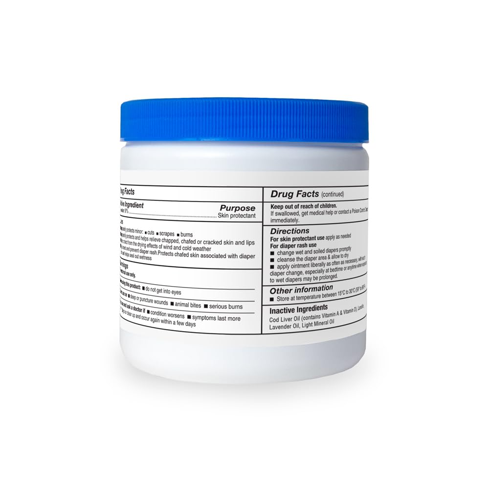 CareAll Vitamin A&D Ointment 15 oz. Helps Treat and Prevent Diaper Rash. Protects Chafed Skin Associated with Cold Weather, Rashes, Seals Out Wetness. Protects Minor Cuts, Scrapes, Burns