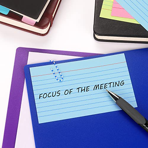 Ruled Index Cards Pastel Colored Index Flash Cards Note Cards For