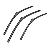3 Wipers 24" 20" 20" Front And Rear Replacement Fit