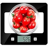 Glass Kitchen Scale, TOBOX Digital Food Scale High Accurate with LCD Display and Tare Function
