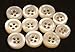 11 Mother of Pearl (MOP) shirt buttons gifts present bday birthday holiday stocking stuffers