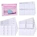Maniology (formerly bmc) Nail Plate Organizer Binder Sheets Starter Kit - 4 Square Sheets + 4 Rectangular Sheets + 2 Universal Sheets + 1 Mesh Pocket Compartment